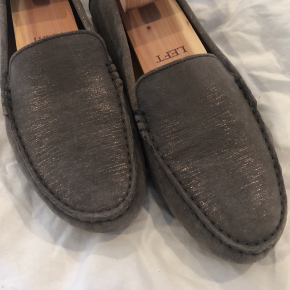 ❌SOLD❌M. Gemi Gray Metallic Loafers - Picture 3 of 11